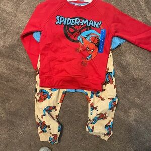 Spider-Man Kids Superhero Set - Red and Cream